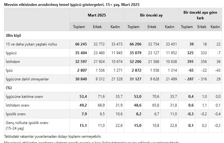 TÜİK MART AYI İŞSIZLIK RAPORUNA GÖRE HER 5 GENÇ KADINDAN 1'I İŞSIZ 4 RESIM 25