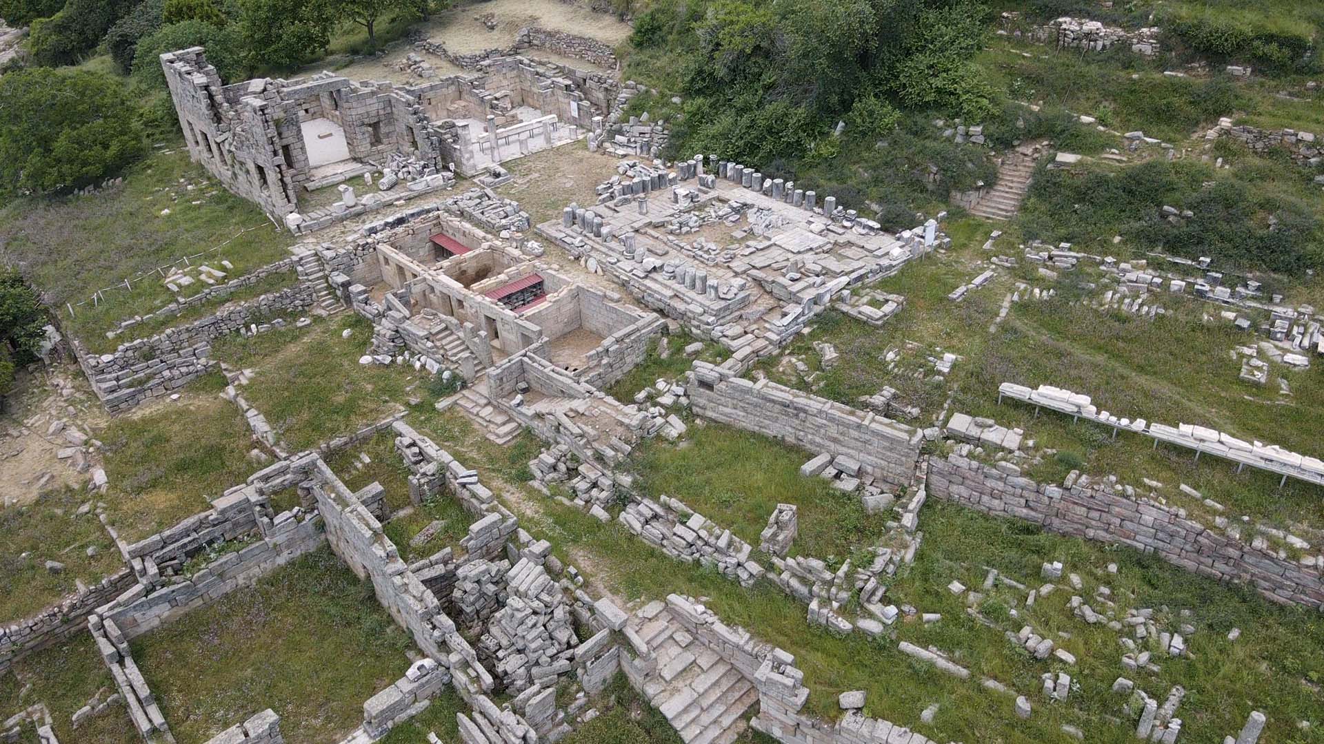 LABRAUNDA ANTİK KENDİ RESTORASYONA BAŞLADI 1 LABRAUNDA ANTIK KENTI RESTORASYONA BASLADI