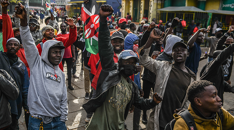 Nairobi Sokakları Yeniden Karıştı