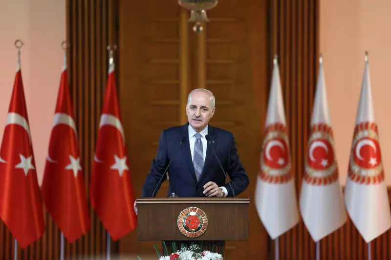 NUMAN KURTULMUŞ 329 OYLA MECLİS BAŞKANI SEÇİLDİ